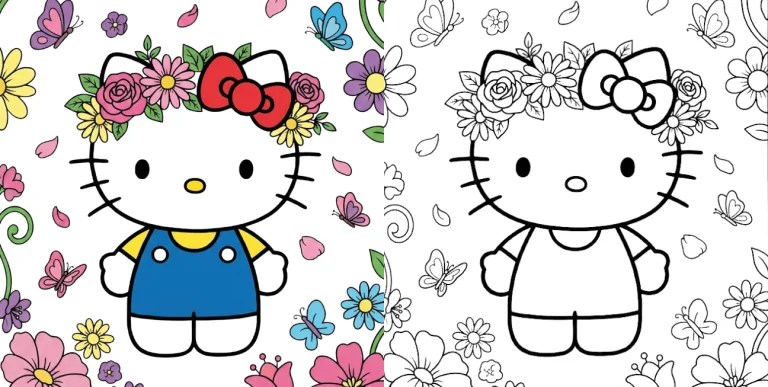 Hello Kitty Coloring Featured Image