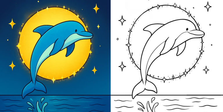 Dolphin Coloring Pages