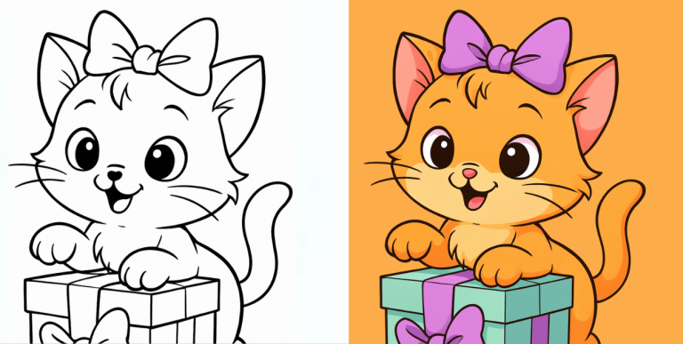 kitten coloring pages